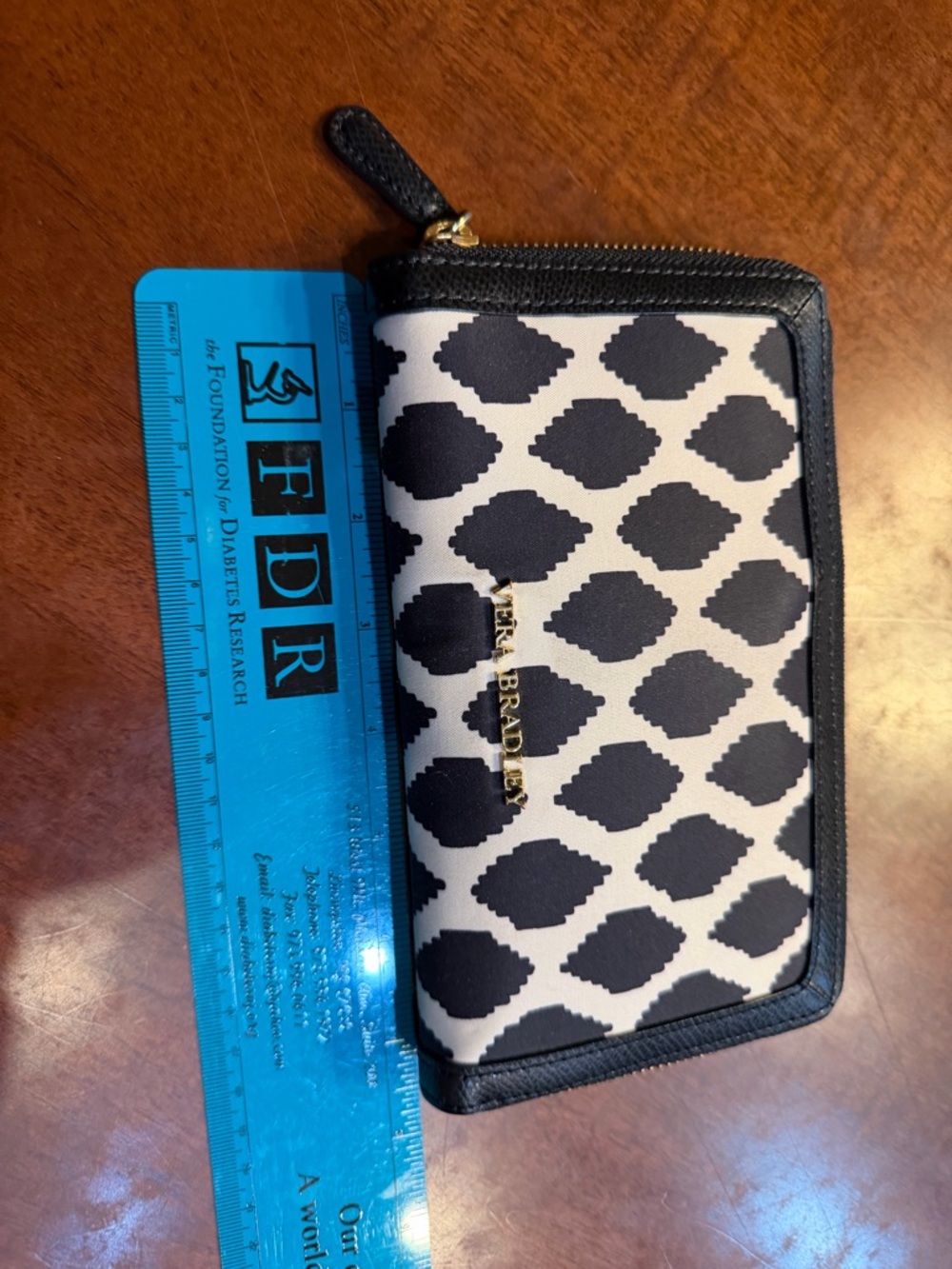 Vera Bradley Black & White Patterned wallet